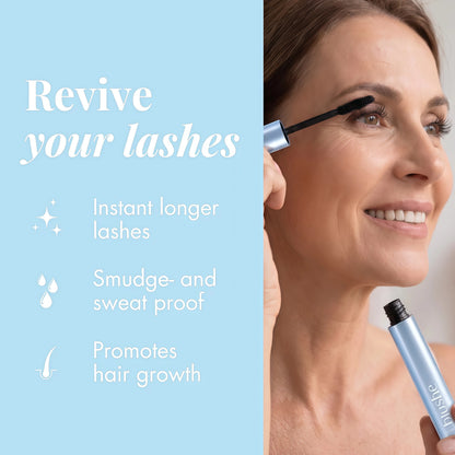 Blushe Lash Serum Mascara, Blush Korean Mascara Volumizing & Lengthening