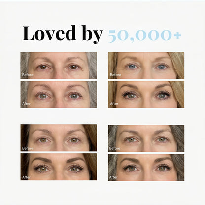 Blushe Lash Serum Mascara, Blush Korean Mascara Volumizing & Lengthening